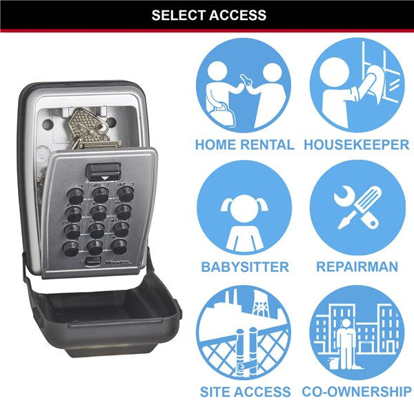 Master Lock cassaf. per chiavi set mont. comb.a tasti 5423EURD