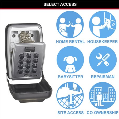 Master Lock cassaf. per chiavi set mont. comb.a tasti 5423EURD