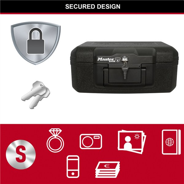 Master Lock cassetta di sicurezza ignifuga L1200