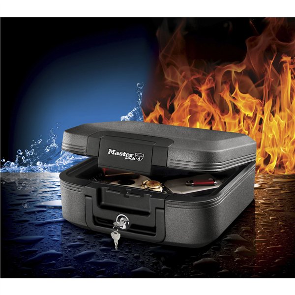 Master Lock cassetta di sicur. ignifuga e impermeab. LCHW20101