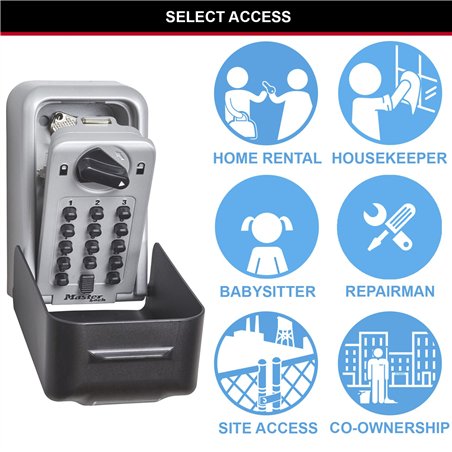 Master Lock Mini cassaforte chiavi set montagg.par. 5426EURD