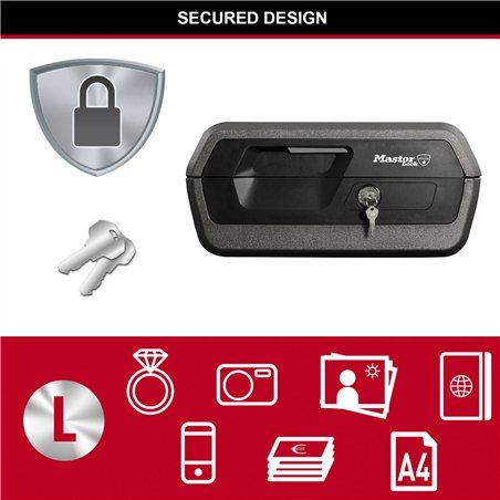 Master Lock cassetta di sicur. ignifuga/impermeab. LCFW30100