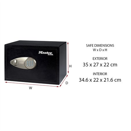 Master Lock cassaforte 16L X055ML