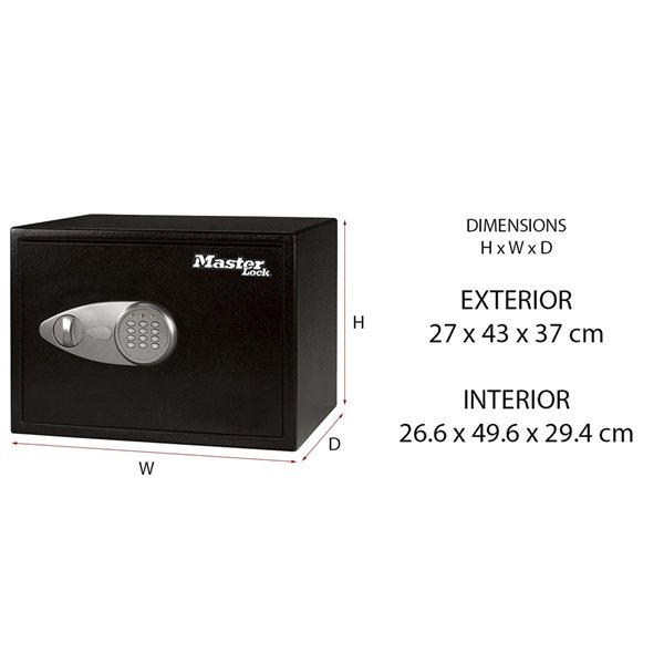 Master Lock cassaforte 333L X125ML