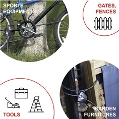 Master Lock Python lucchetto a cavo regolab. 5mm 8417EURDPRO 2