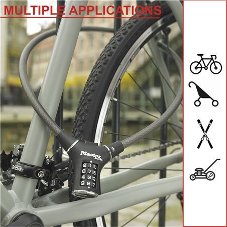 Master Lock lucchetto cavo 12mm design ergonomico 8229EURDPRO