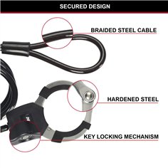 Master Lock lucchetto a manette Street Cuff 8275EURDPROBLK 2