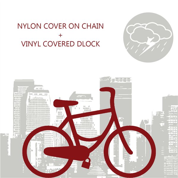 Master Lock catena in acc. 10mm con mini lucchetto 8234EURDPRO