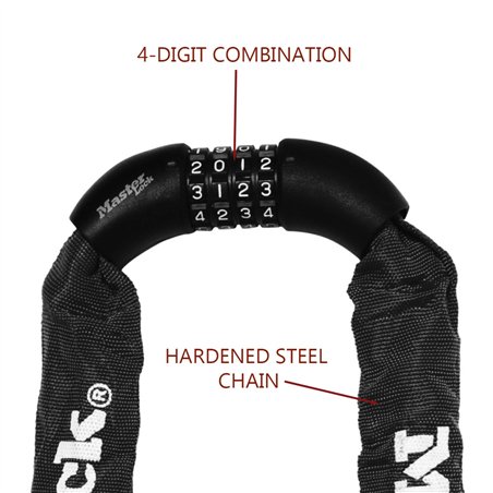 Master Lock cavo antifurto in acciaio temprato 8mm 8392EURDPRO