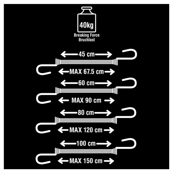 10x1 Master Lock cavo elastico Twin Wire 3043EURDAT
