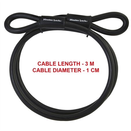 Master Lock cavo con estremità a cappio acciaio 49EURD