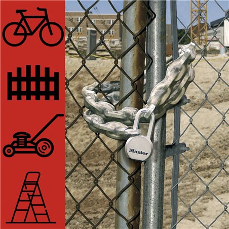 Master Lock catena acciaio con rivestimento in vinile 8021EURD