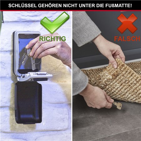 Master Lock cassaf. per chiavi + set montaggio illumin. 5425EURD