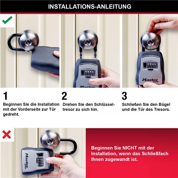 Master Lock cassaforte per chiavi Medium 5400EURD