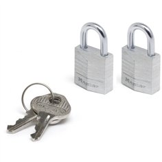 Master Lock 2 lucchetti cilind. 3 pist.  20mm 9120EURTCC
