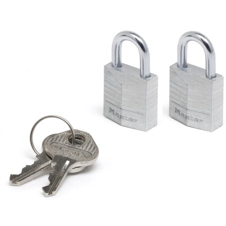 Master Lock 2 lucchetti cilind. 3 pist.  20mm 9120EURTCC