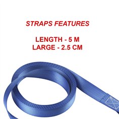 Master Lock 4 cinghia 5m blu con cricchetto 4367EURDAT 2