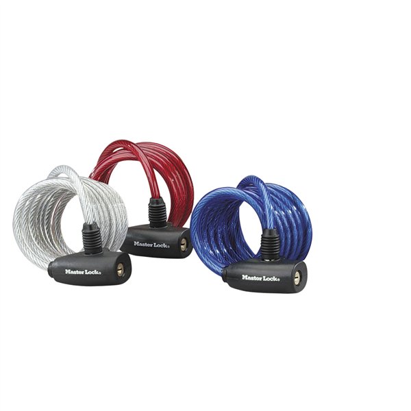 Master Lock cavo spir. 1,80m incl. 2 chiavi 8127EURDPRO