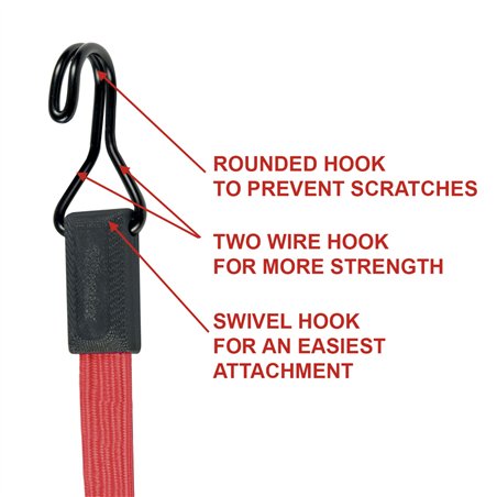 Master Lock cinghia elastica piatta Twin Wire 3224EURDAT