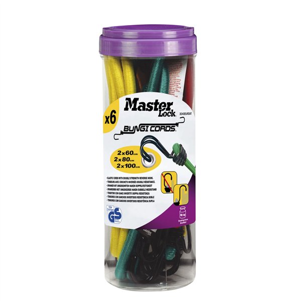 6x1 Master Lock cinghia elastica Twin Wire 3040EURDAT