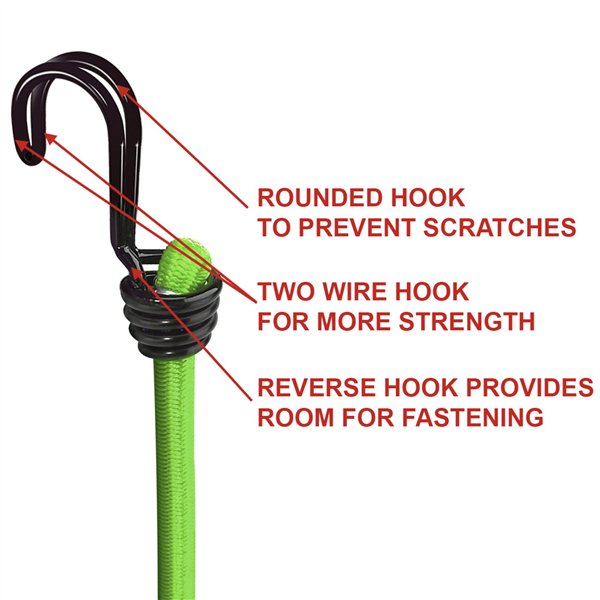 2x1 Master Lock cinghia elastica doppio ganc. 3021EURDAT