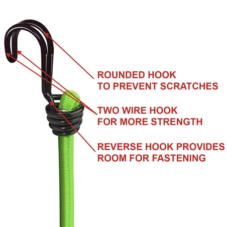 2x1 Master Lock cinghia elastica doppio ganc. 3021EURDAT