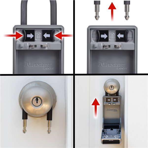 Master Lock cassetta portachiavi con grillo removibile 5480EURD