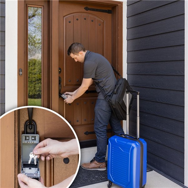 Master Lock cassetta portachiavi con grillo removibile 5480EURD