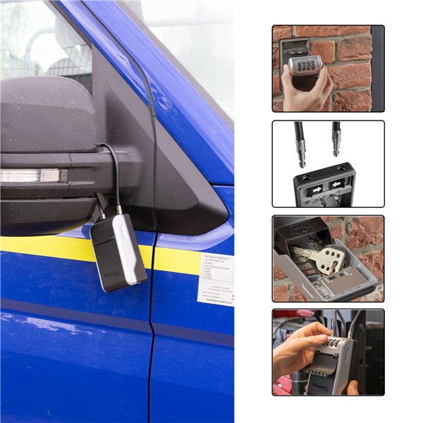 Master Lock cassetta portachiavi con grillo removibile 5482EURD