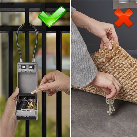 Master Lock cassetta portachiavi con grillo removibile 5482EURD