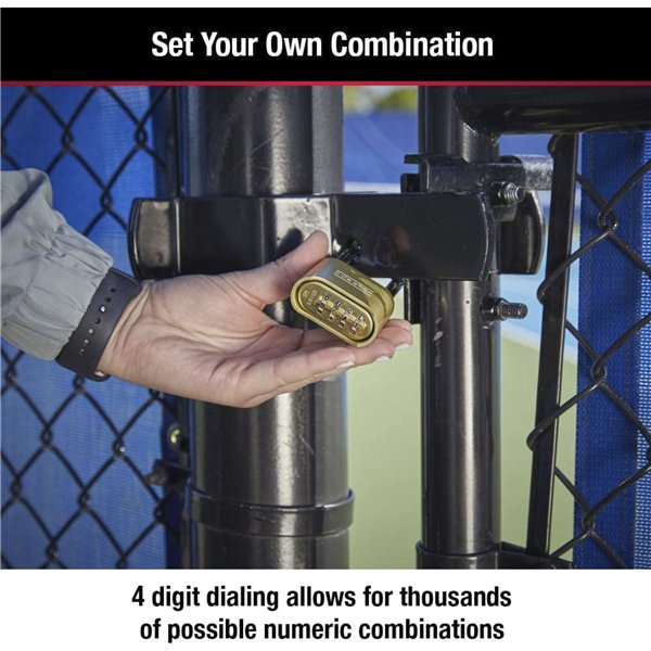 Master Lock lucchetto combinaz. di zinco 175EURDLH