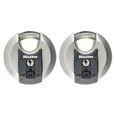 Master Lock lucchetto 2-Disc in inox (70mm) M40E