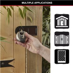 Master Lock lucchetto 2-Disc in inox (70mm) M40E 2