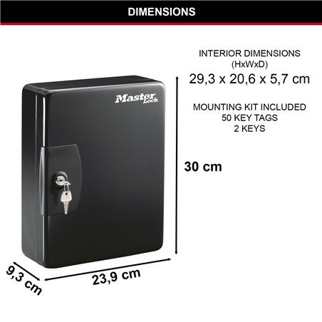 Master Lock armad. portachiavi per 50 chiavi KB-50ML
