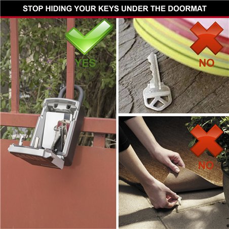 Master Lock cassaf. per chiavi Bluetooth con archetto 5440EURD