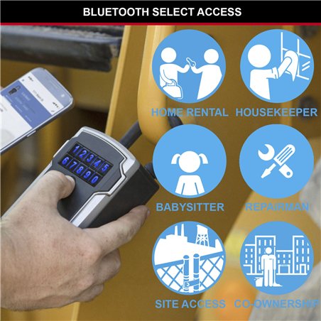 Master Lock cassaf. per chiavi Bluetooth con archetto 5440EURD