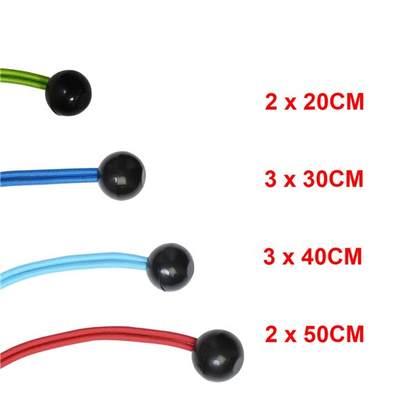 Master Lock Bungees 10-PK Plastic Ball 3258EURDA