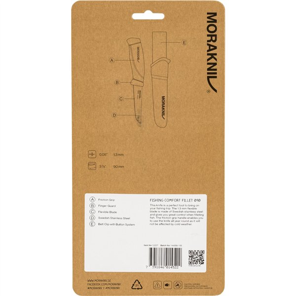 Morakniv Anglermesser Fillet coltello da pesca comfort 090