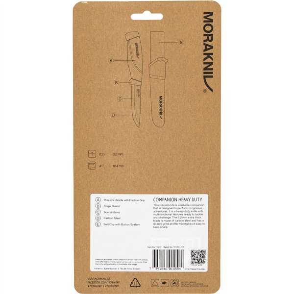 Morakniv coltello Companion Heavy Duty verde militare