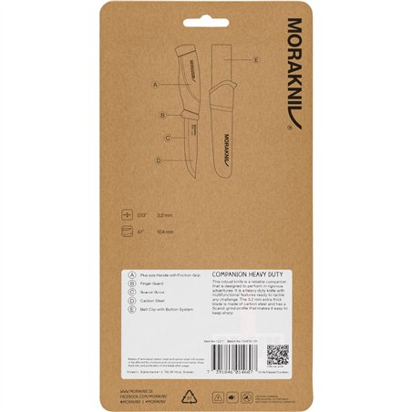 Morakniv coltello Companion Heavy Duty arancione