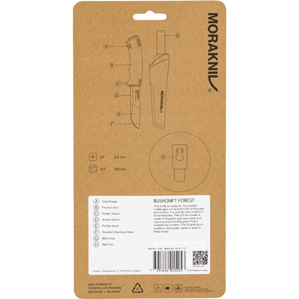 Morakniv Bushcraft foresta