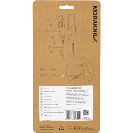 Morakniv Companion Spark nero