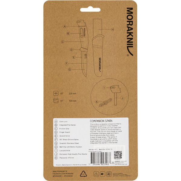 Morakniv Companion Spark rosso