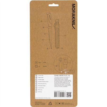 Morakniv coltello da pesca filett. Fishing Comfort 155