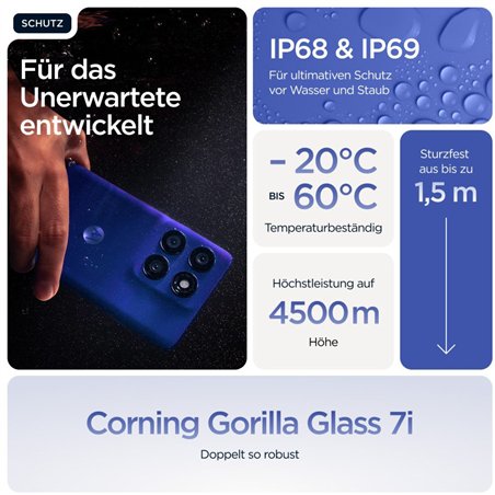 Motorola edge 60 pro PANTONE dazzling blue