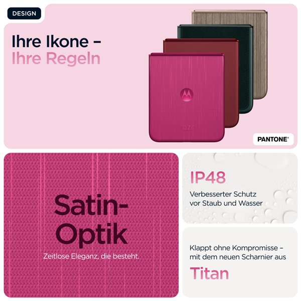 Motorola razr 60 ultra PANTONE Cabaret