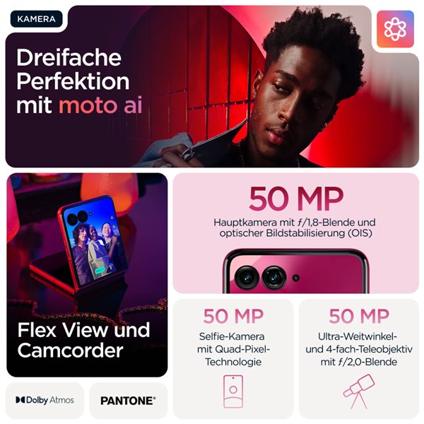 Motorola razr 60 ultra PANTONE Cabaret