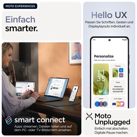 Motorola moto g86 spellbound blue