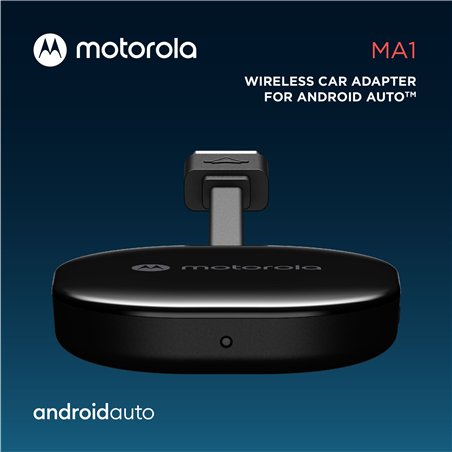 Motorola MA1 Wireless Android Auto Car Adapter USB-A