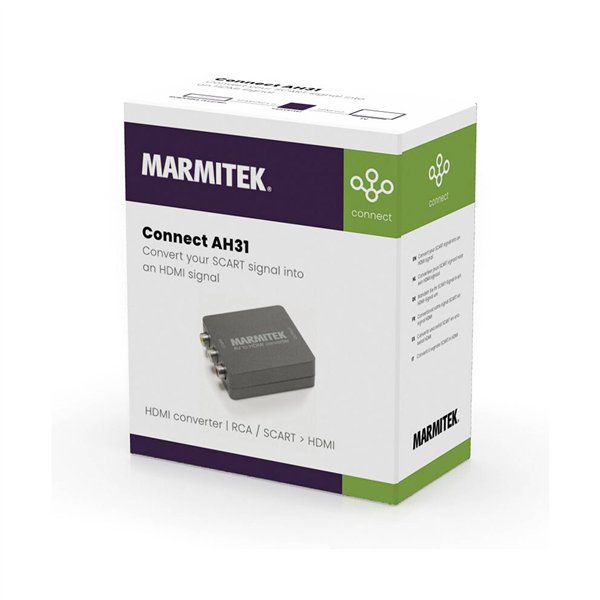 Marmitek HDMI Teleconvertitore RCA SCART Connect AH31